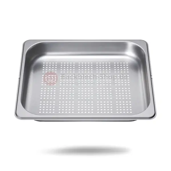 Bosch HEZ36D253G Edelstahl Garbehälter, Größe M, gelocht